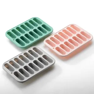 14 Square Shaped Italian Ice Tray Rectangular Bar Ice Maker Edible Silicon DIY Mold