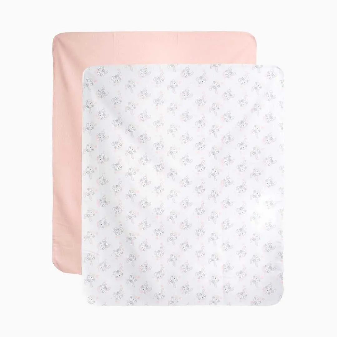 2pk Receiving Blankets - Fairy Bunny