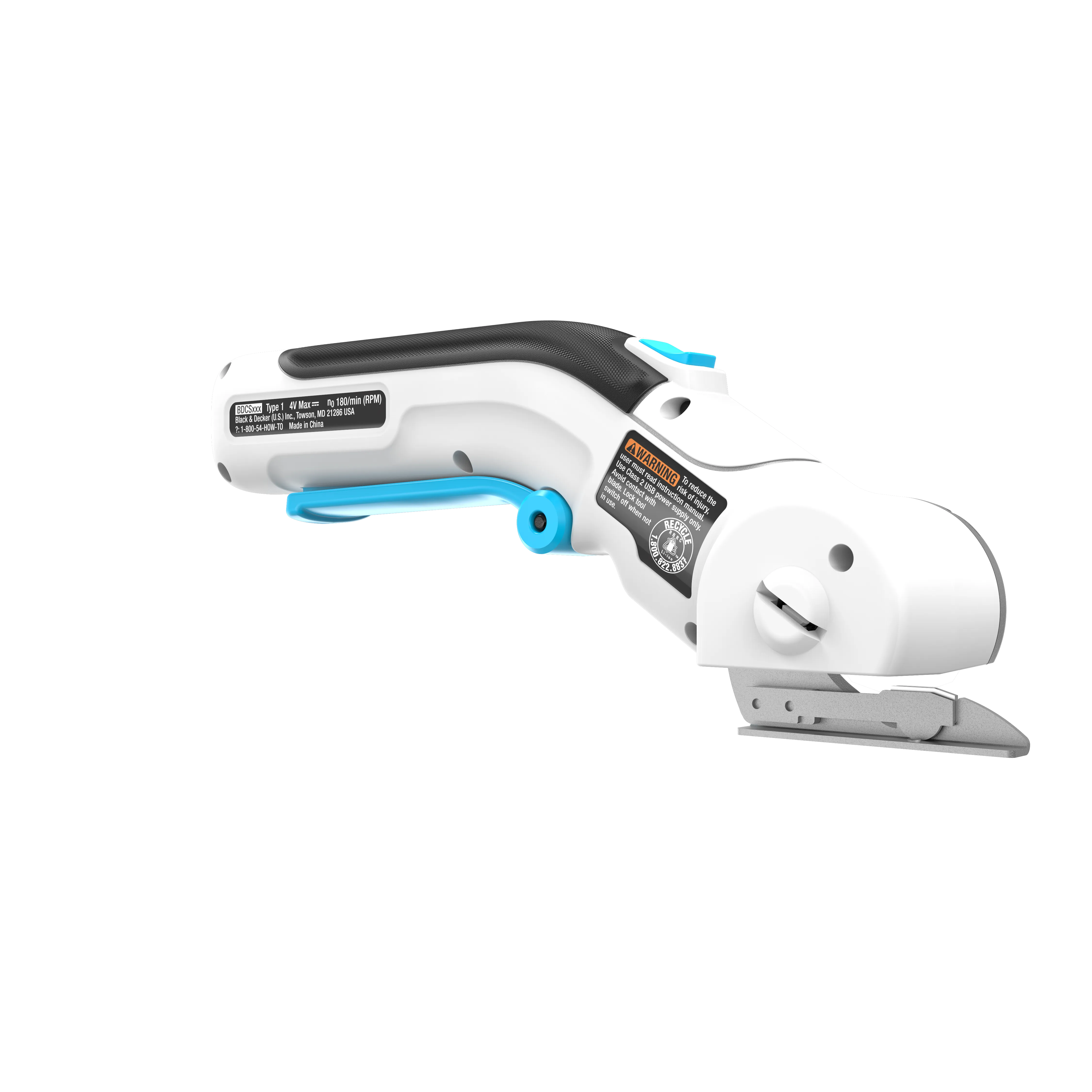 4V MAX Cordless Rottary Cutter, USB Rechargable