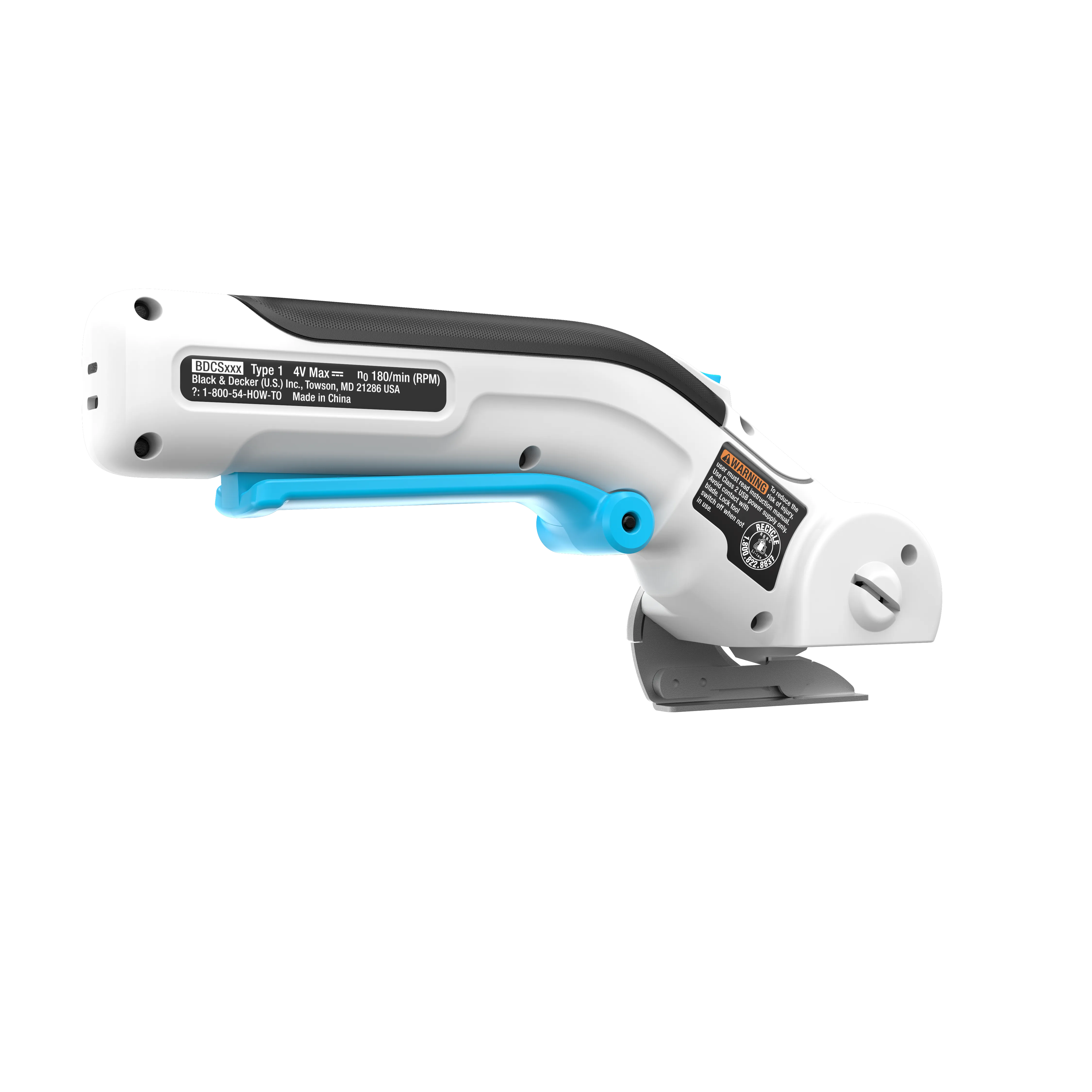 4V MAX Cordless Rottary Cutter, USB Rechargable