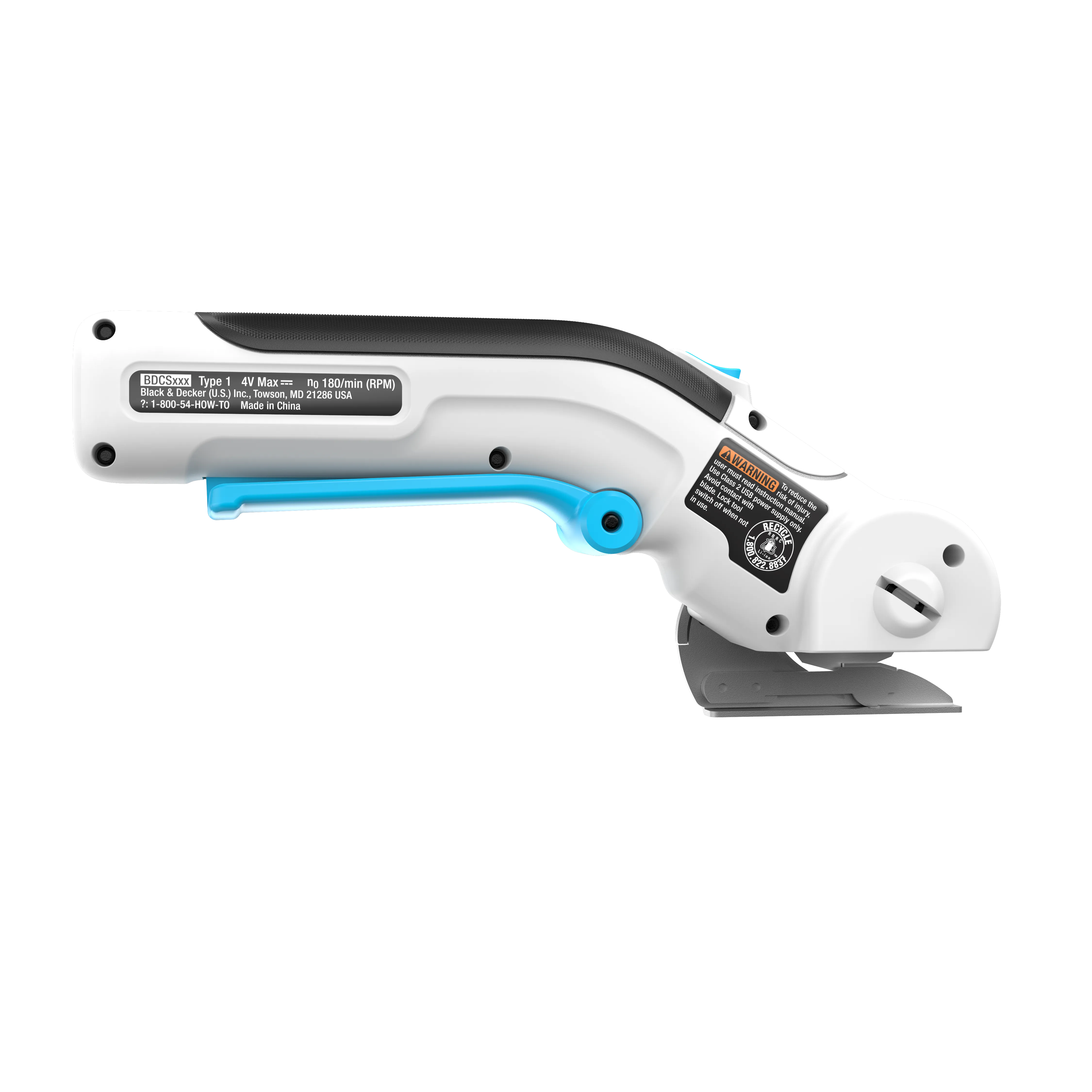 4V MAX Cordless Rottary Cutter, USB Rechargable