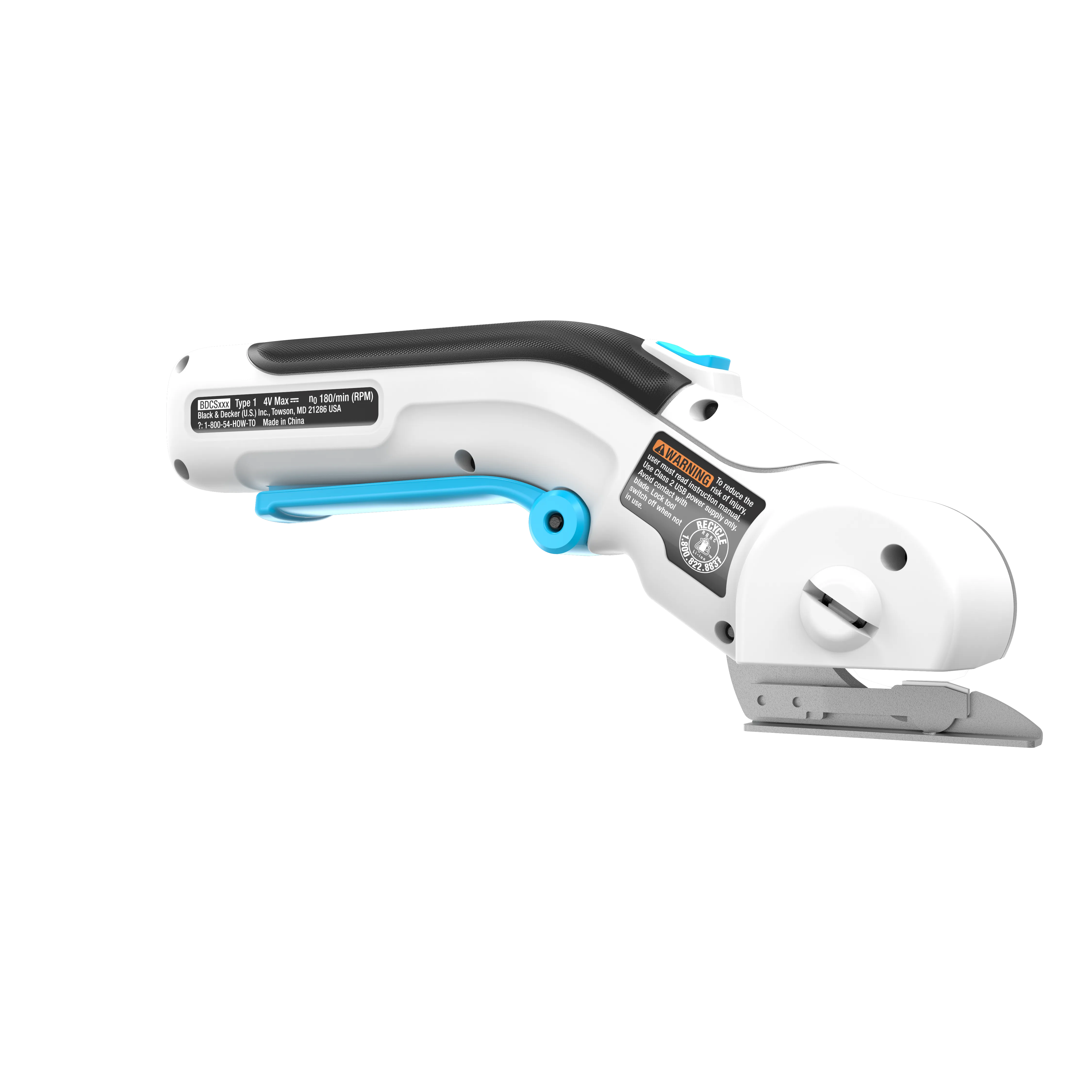 4V MAX Cordless Rottary Cutter, USB Rechargable