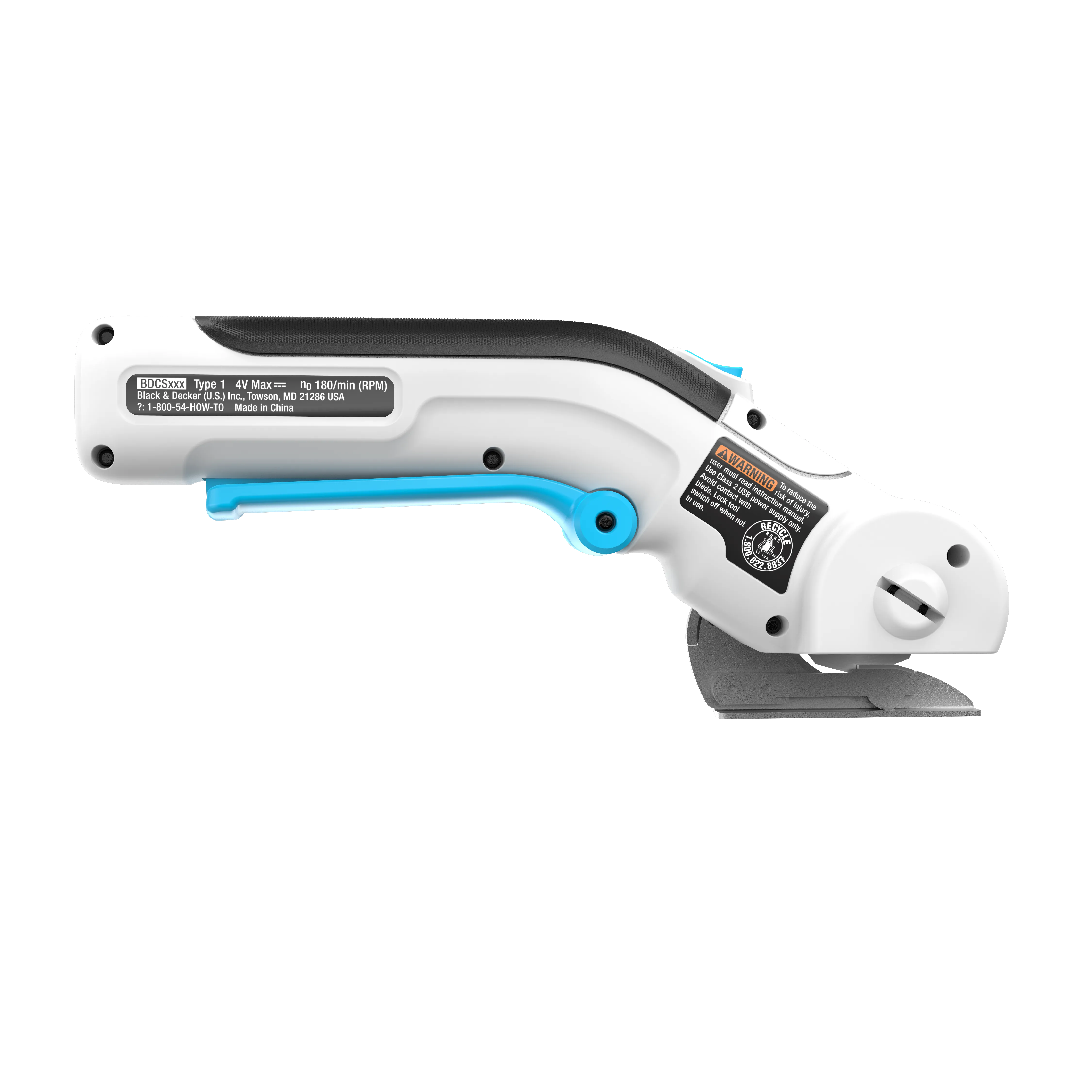 4V MAX Cordless Rottary Cutter, USB Rechargable