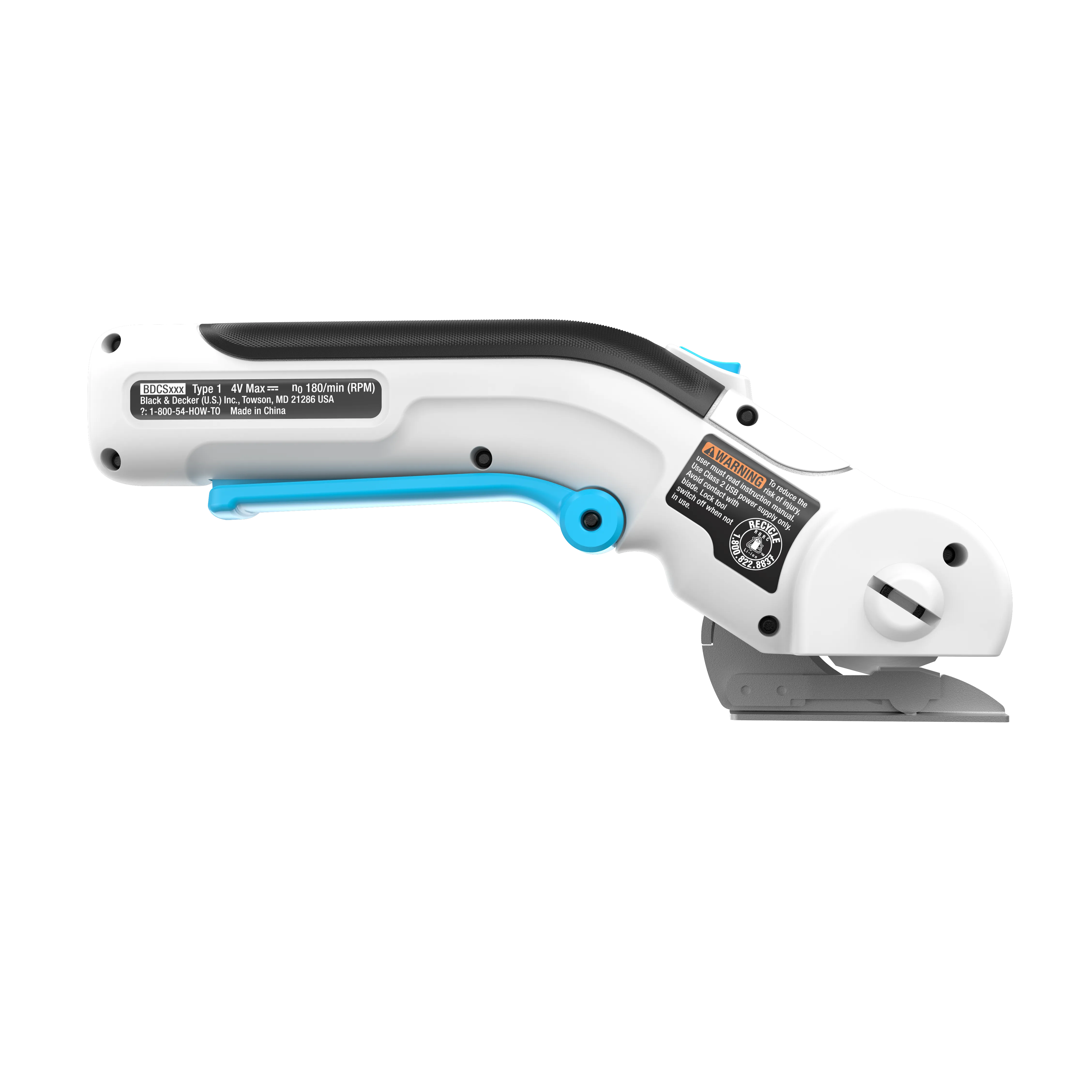 4V MAX Cordless Rottary Cutter, USB Rechargable