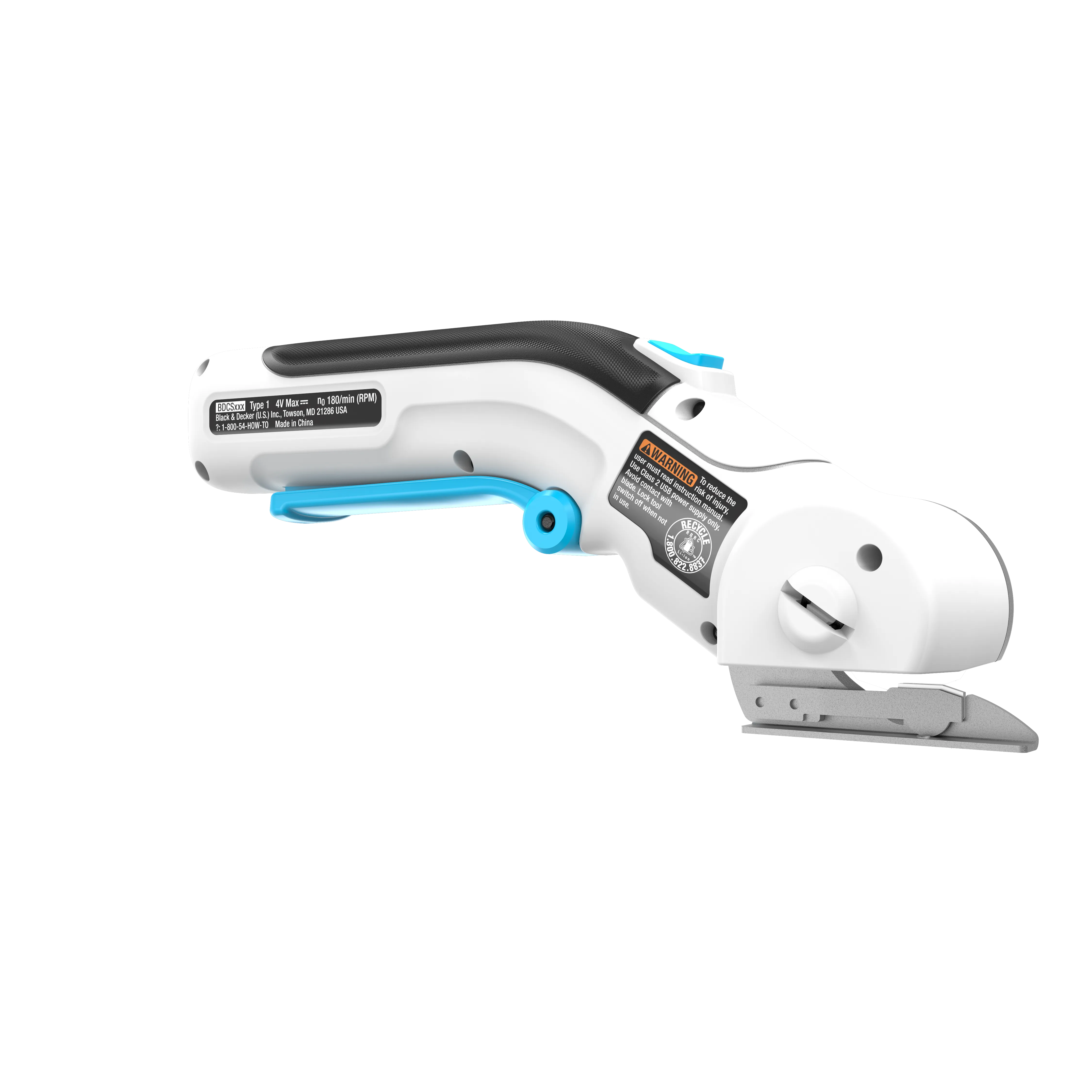 4V MAX Cordless Rottary Cutter, USB Rechargable