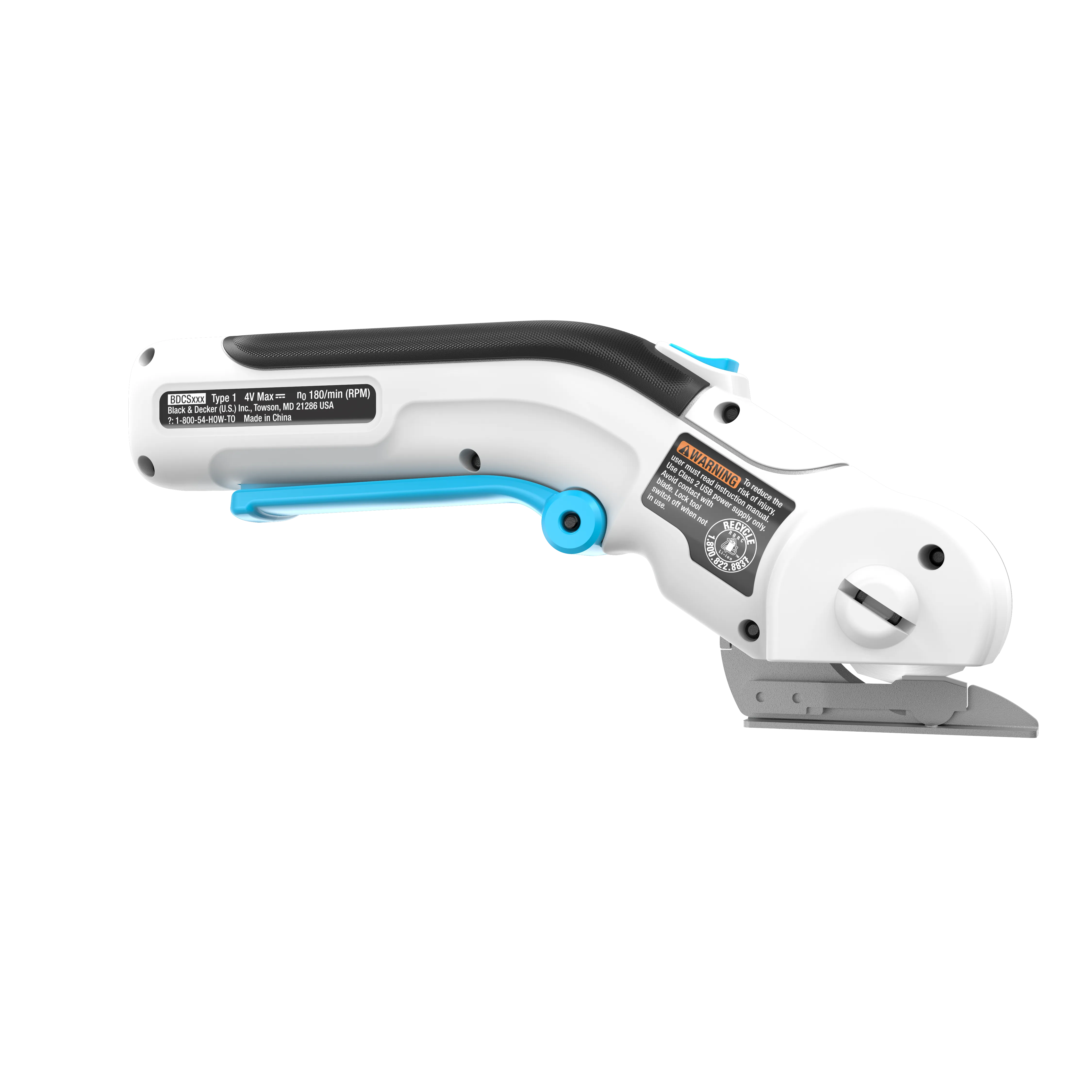 4V MAX Cordless Rottary Cutter, USB Rechargable