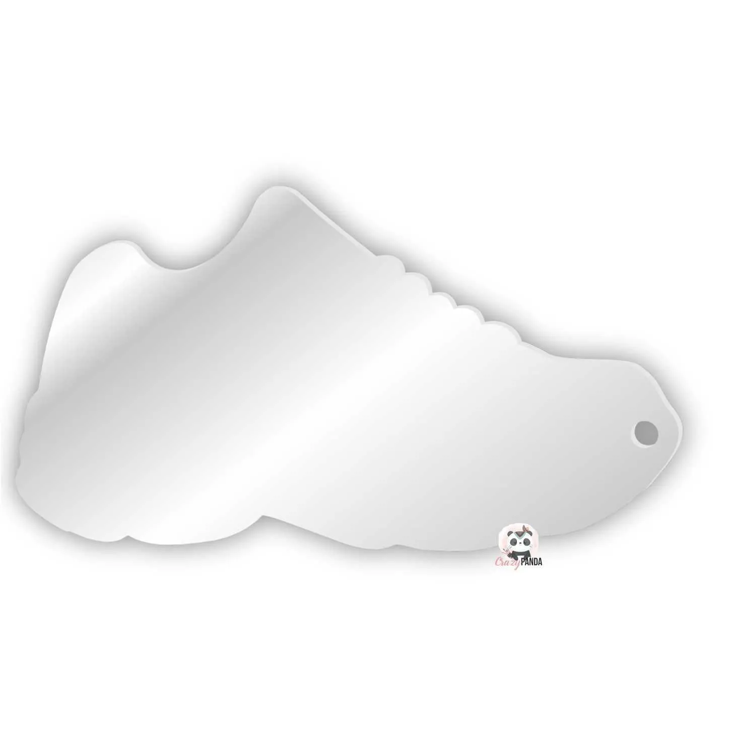 Acrylic Blank Clear Tekkies/Running Shoe ~ 3mm