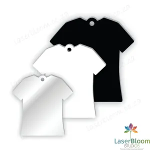 Acrylic T-Shirt- Select Your Thickness (1.5mm, 2mm, 3mm)