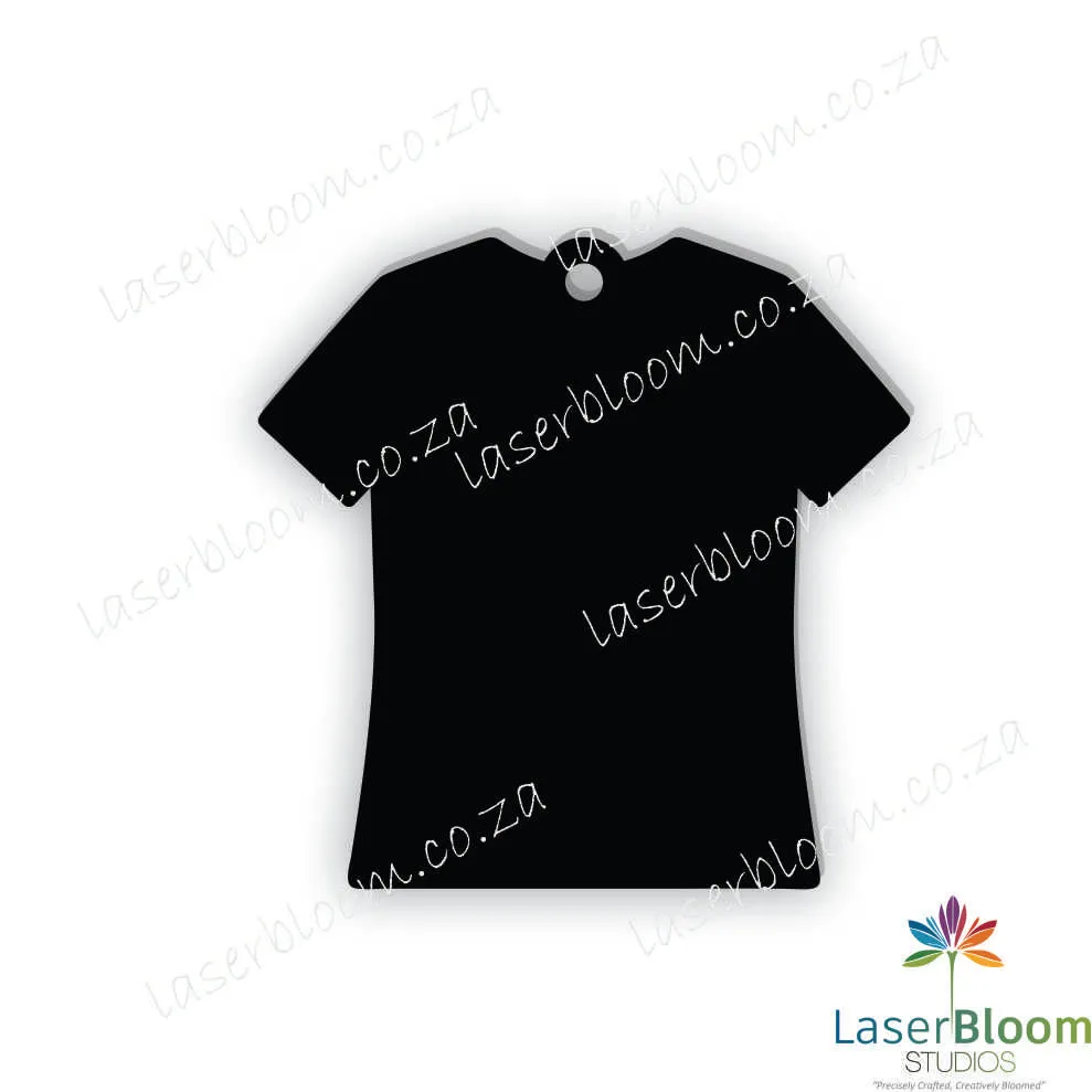 Acrylic T-Shirt- Select Your Thickness (1.5mm, 2mm, 3mm)