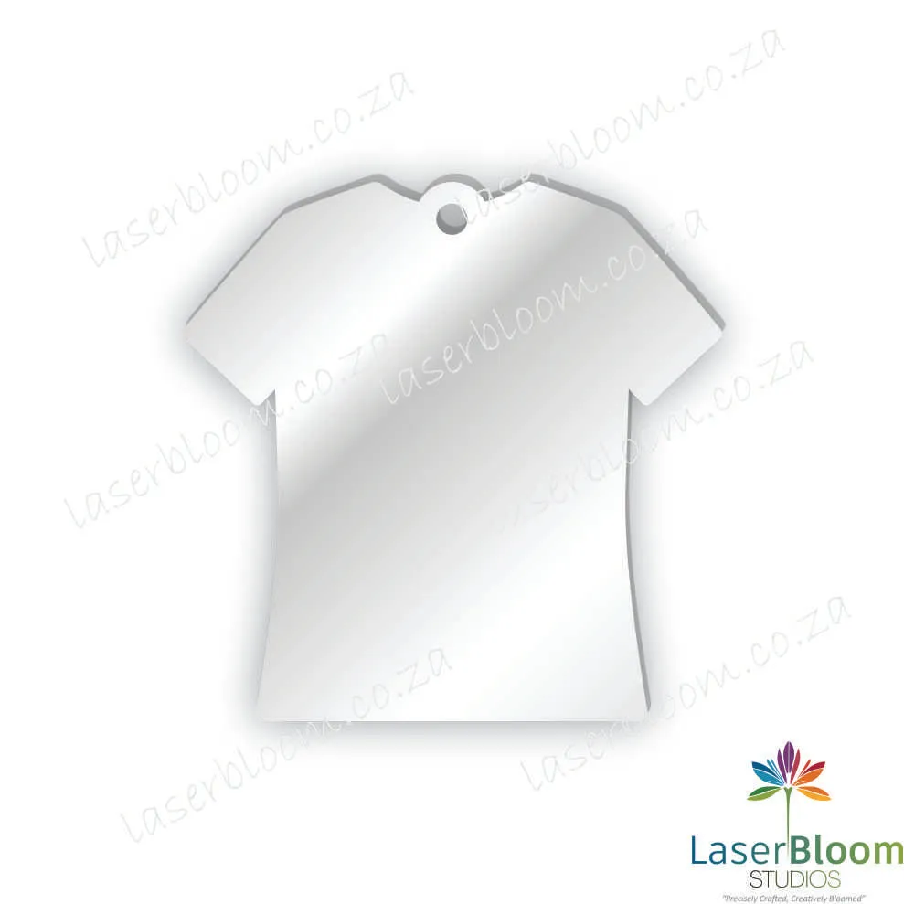 Acrylic T-Shirt- Select Your Thickness (1.5mm, 2mm, 3mm)