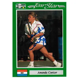 Amanda Coetzer Signed  Women`s