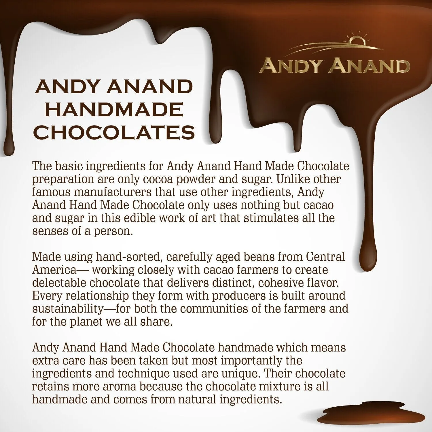 Andy Anand Holland Mints in Dark Belgian Chocolate Simply Divine Malt Balls 1 lbs - Irresistible Chocolate Bliss, Decadent Chocolate: Gift Box for Special Occasions