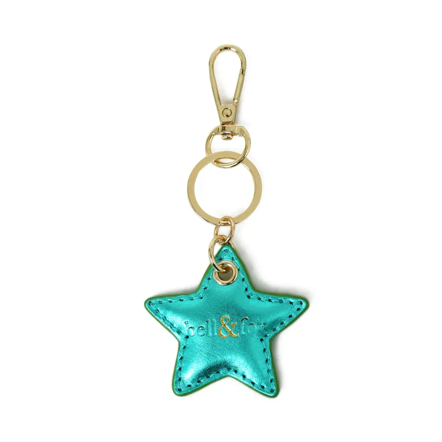 Bell & Fox Stella Star Keyring-Emerald Metallic