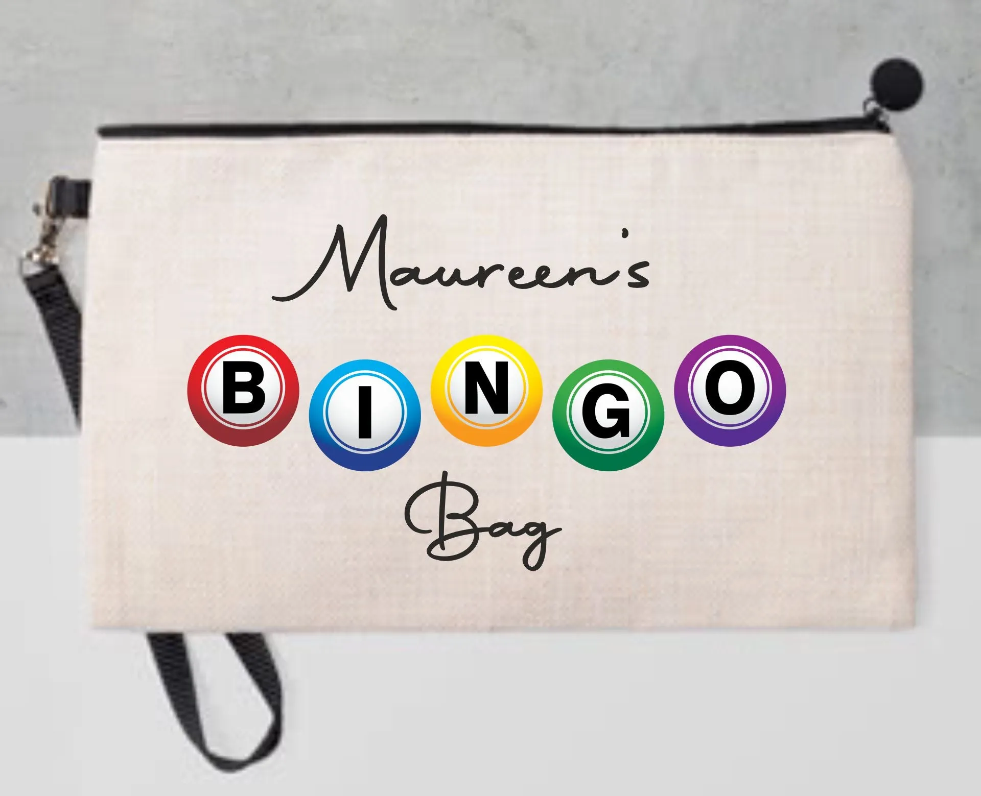 Bingo Dabber Bag, Bingo Bag, Gift for Nan, Mothers Day, Personalised Bingo Gift, Unique Bingo Gift, Gift for Bingo fan, Bingo Pen Bag