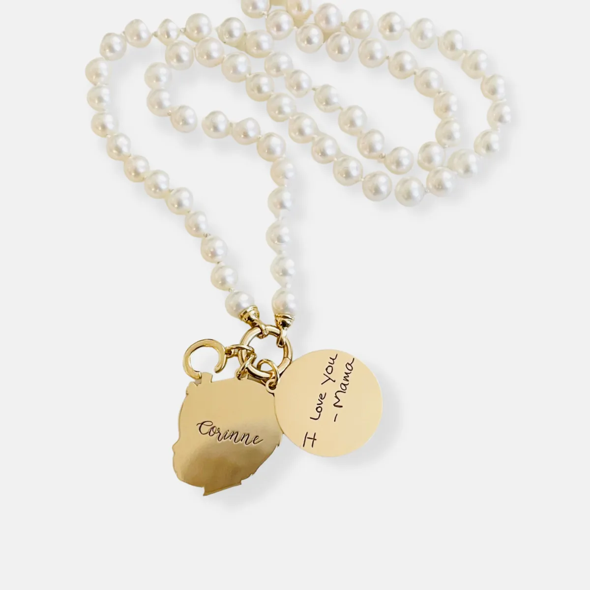 Build Your Own 14K Gold Pearl Charm Necklace