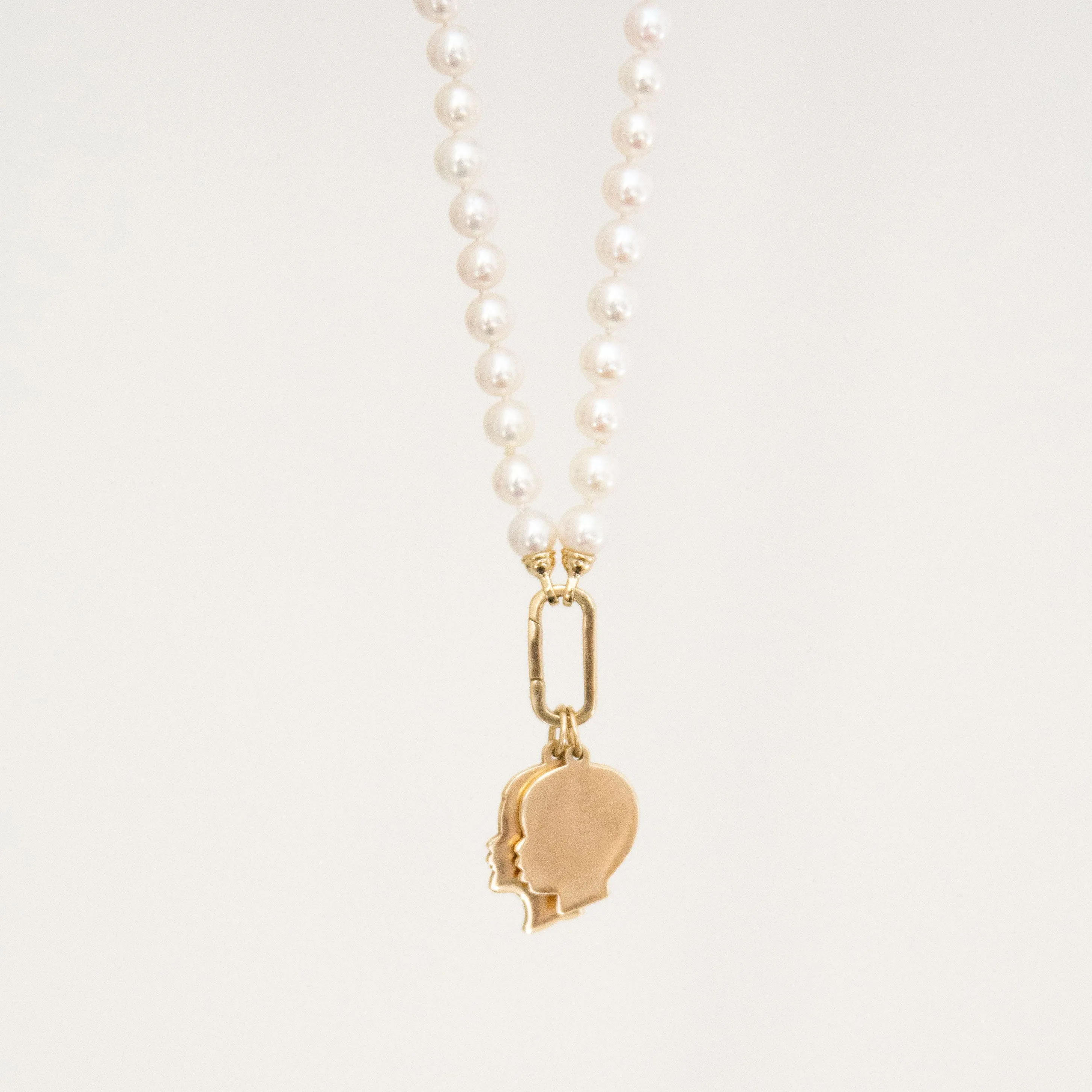 Build Your Own 14K Gold Pearl Charm Necklace