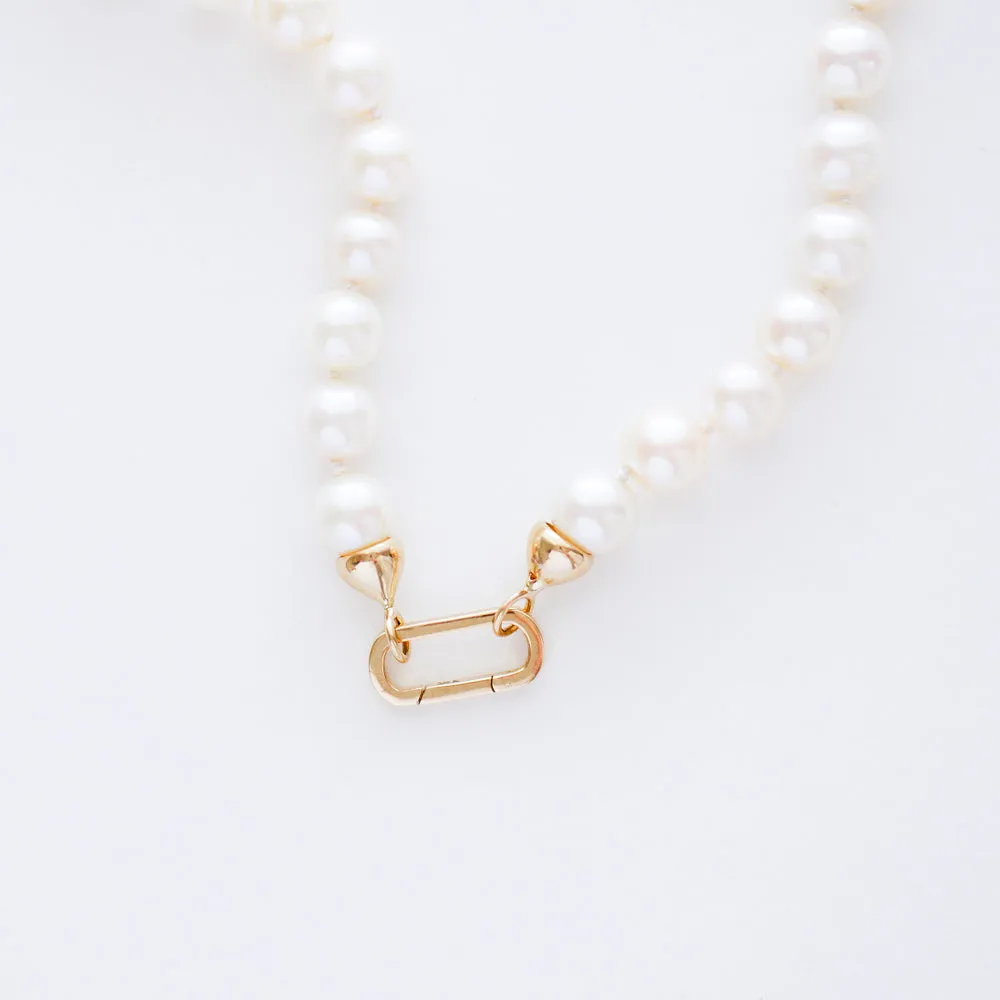 Build Your Own 14K Gold Pearl Charm Necklace