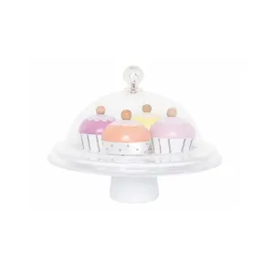 Cake plate with cup cakes