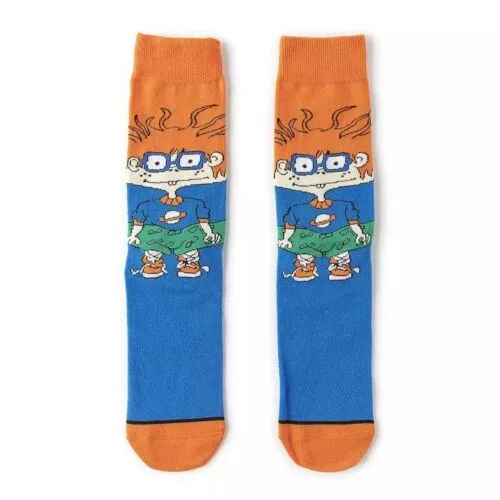 Chuckie Rugrats Cartoon Socks Fun Novelty Mens Crew Character Socks