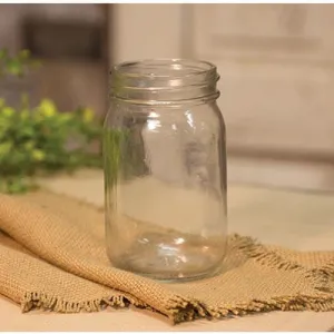 *Clear Glass Jar - 5"  (Pack of 4)