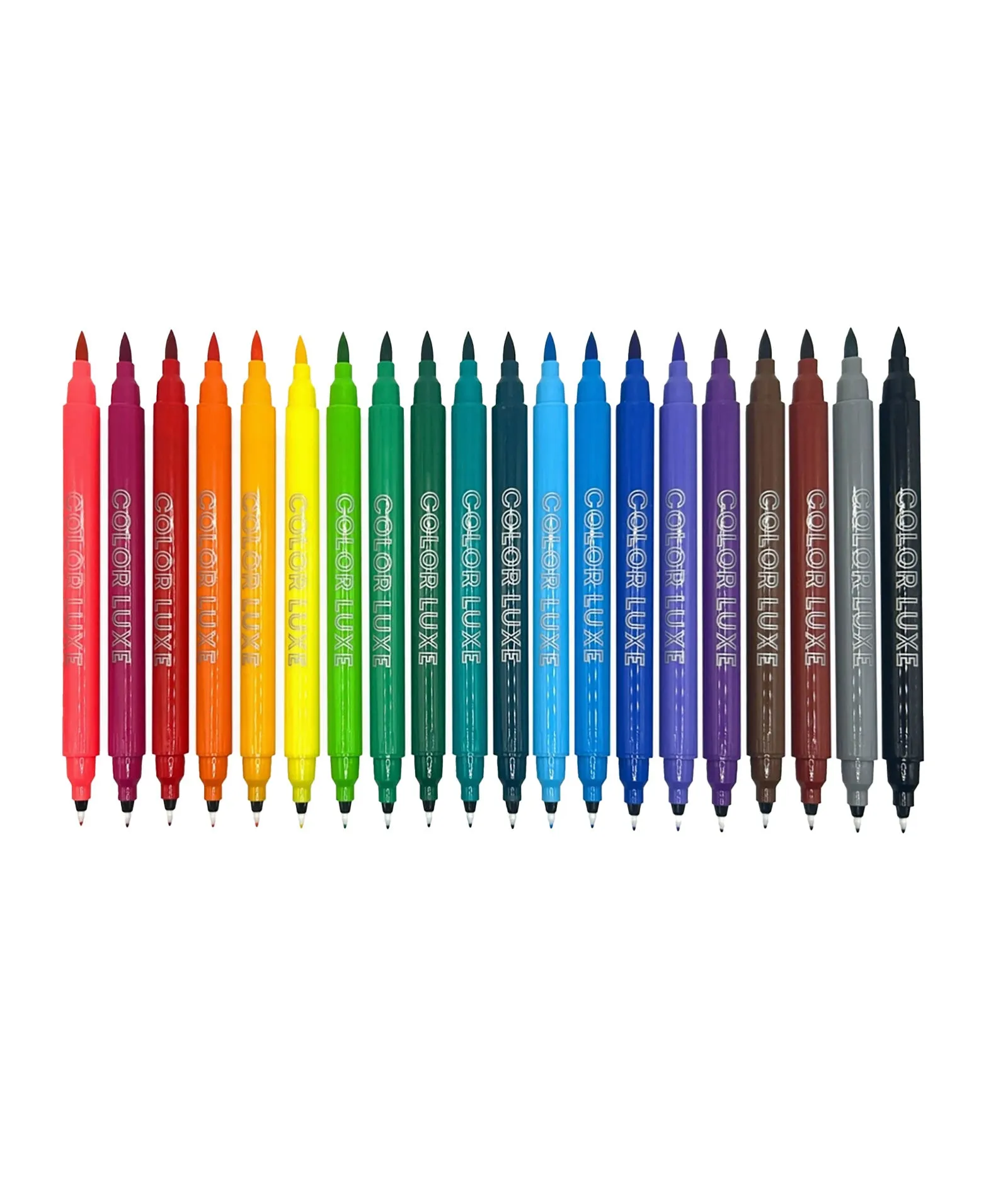 Color Luxe Double Ended Markers - Set of 20