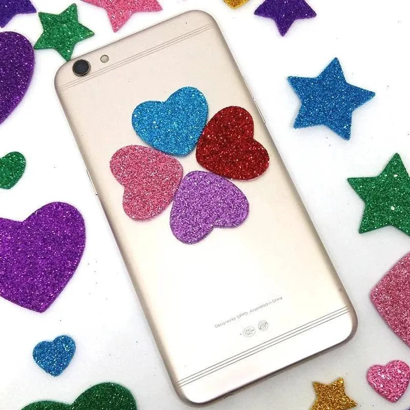 Colorful Glitter Foam Stickers: Sparkling Craft Set for Endless Creativity