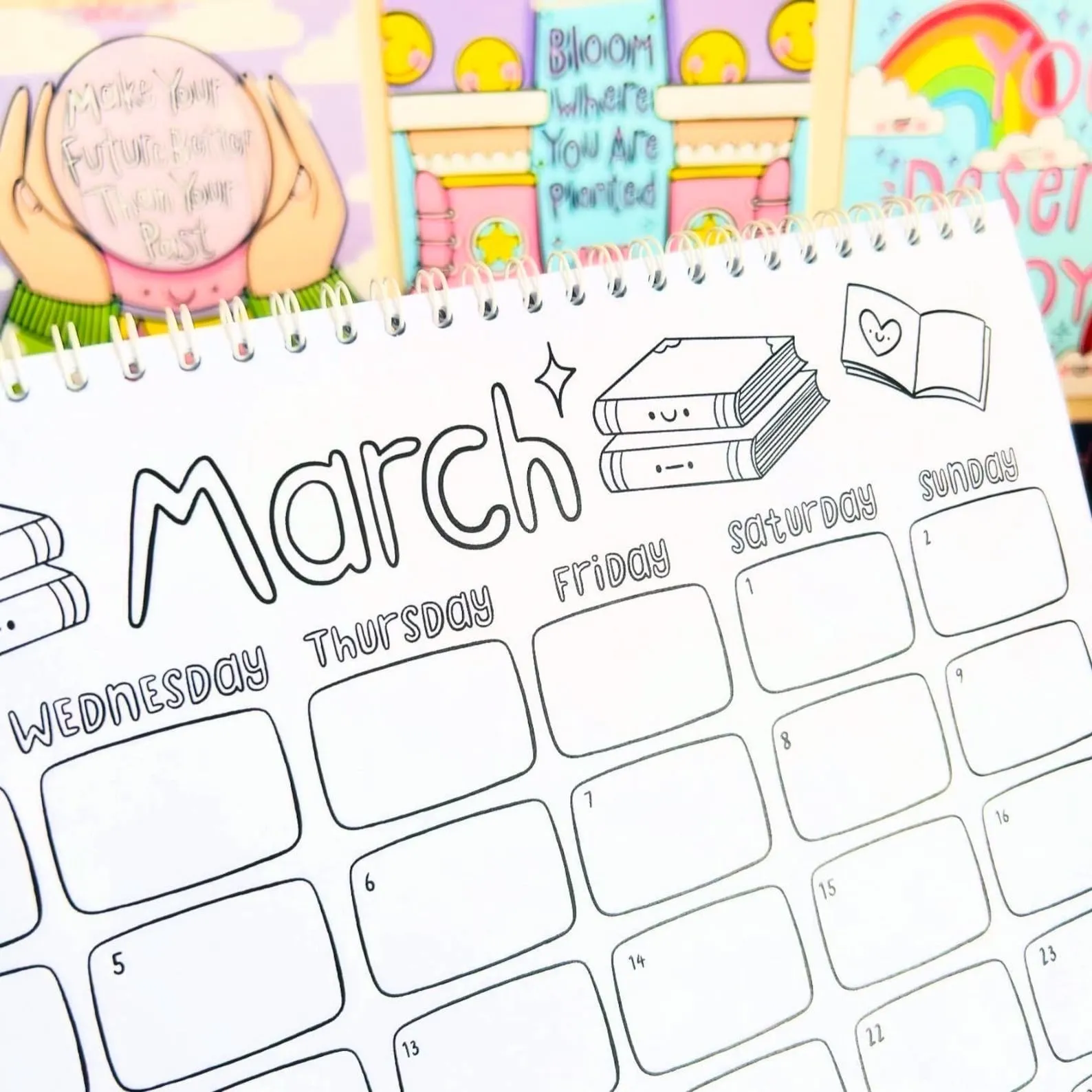 Colour Your Own Calendar - 2025