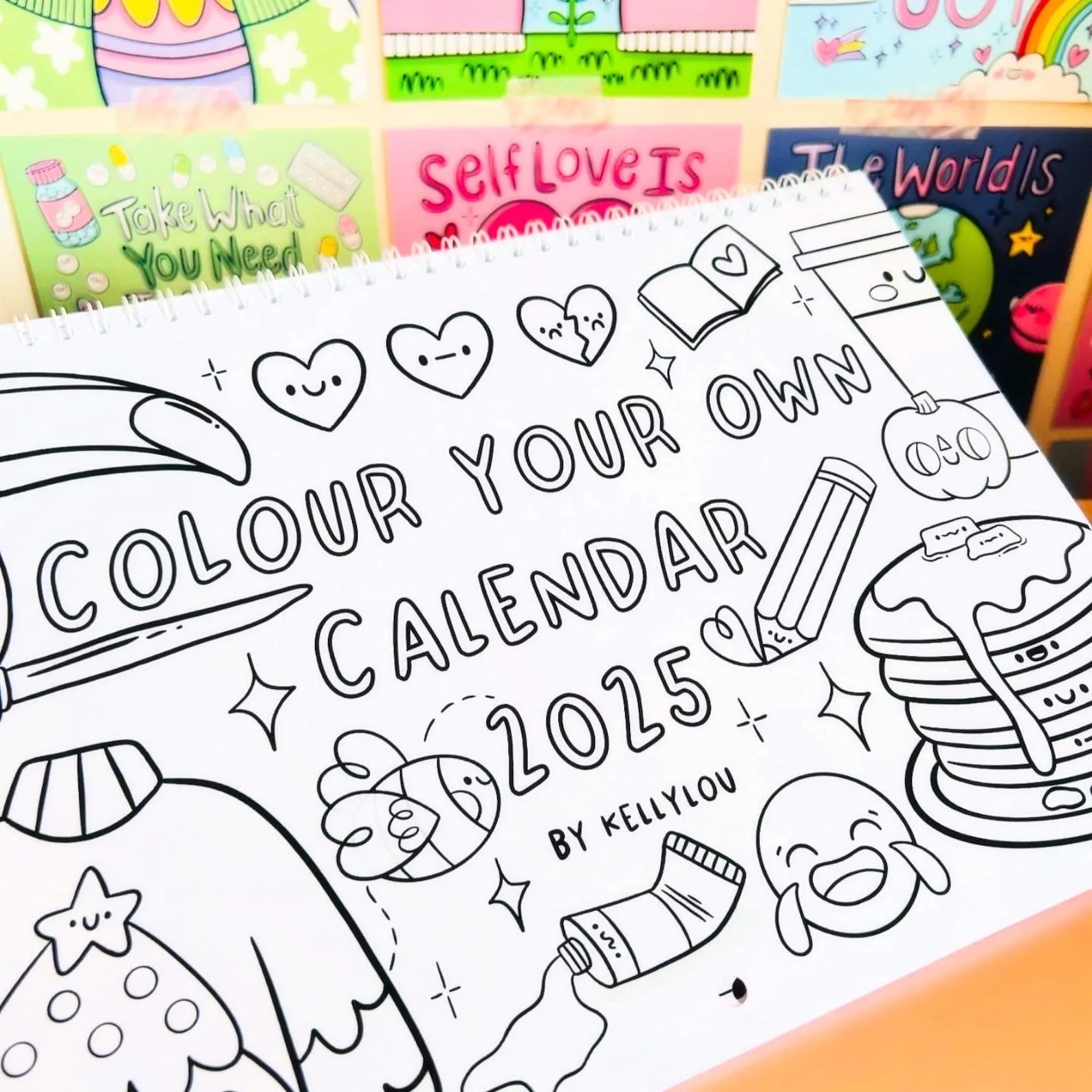 Colour Your Own Calendar - 2025