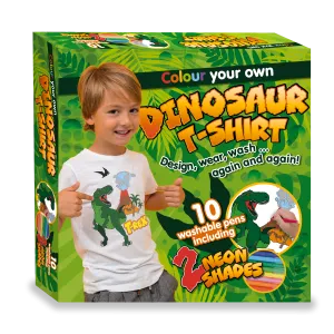 Colour Your Own Dinosaur T-Shirt Boxset