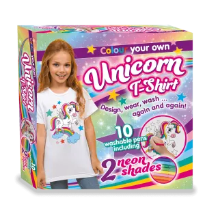 Colour Your Own Unicorn T-Shirt Boxset