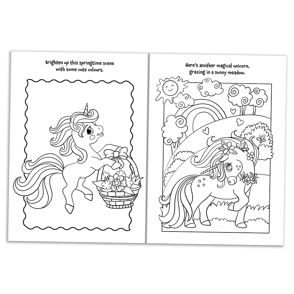 Colour Your Own Unicorn T-Shirt Boxset