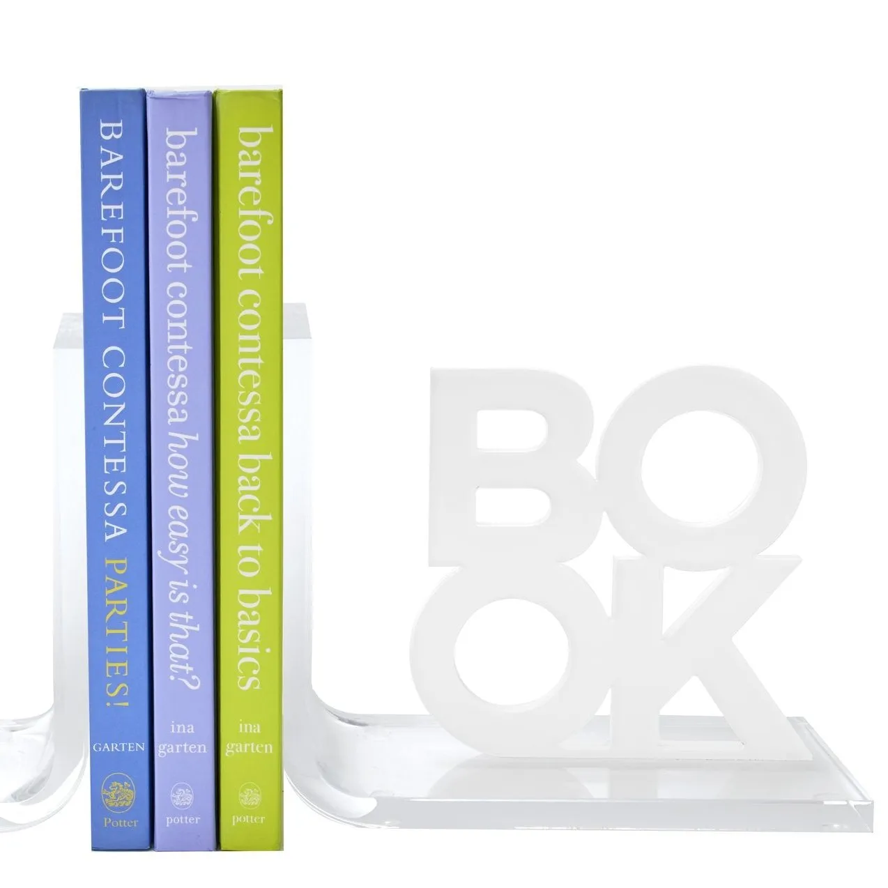 Cook Book Acrylic Book Ends