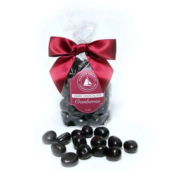 Dark Chocolate Covered Cranberries - 6 oz