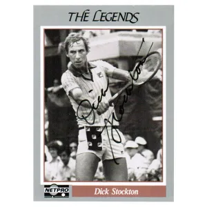 Dick Stockton Signed  Legends Card