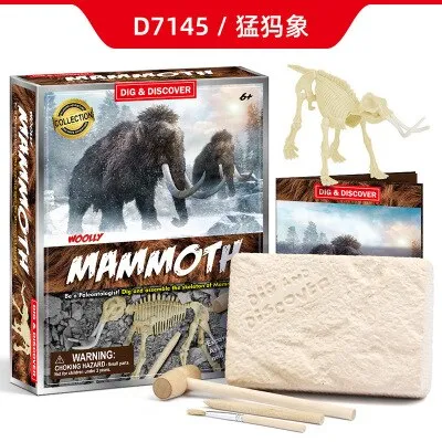 DIY Archaeological Excavation Jurassic Animal Model Skeleton Dinosaur Skeleton Fossil Dinosaur Digging Toys Gifts For Kids