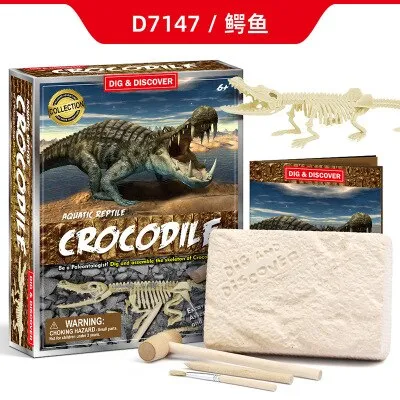 DIY Archaeological Excavation Jurassic Animal Model Skeleton Dinosaur Skeleton Fossil Dinosaur Digging Toys Gifts For Kids