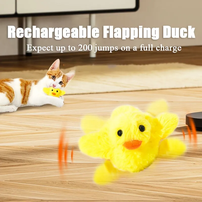 Electric Duck Interactive Toy for Exercise and Fun