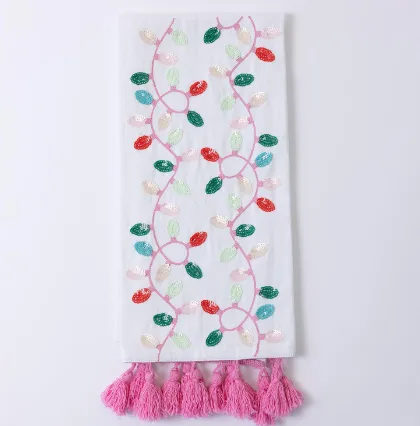 Embellished Lights Tea Towel