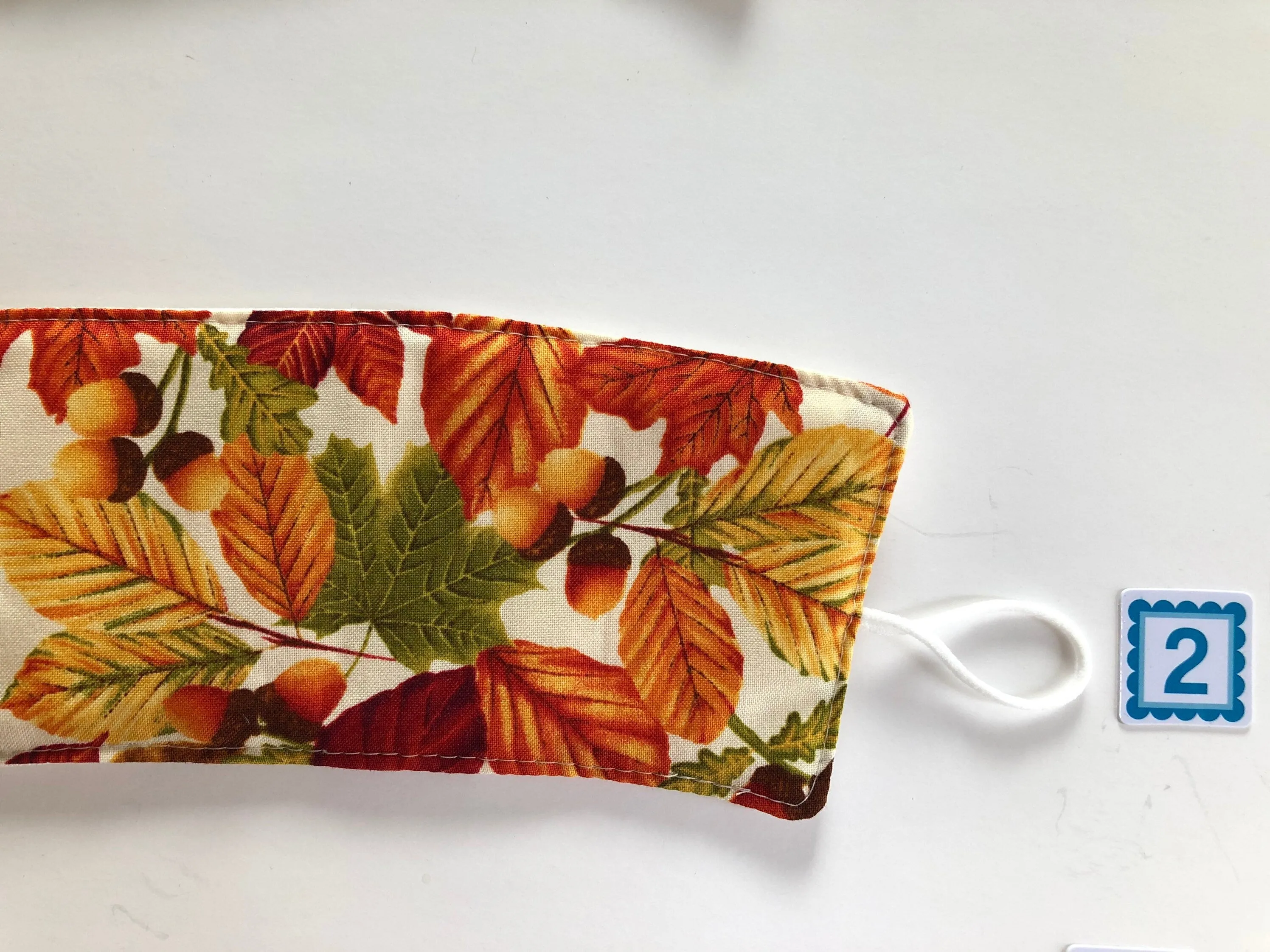 Fall Leaves Hot Drink Cup Cozy, fabric coffee sleeve