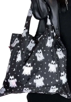 Ghostly Kitties | REUSABLE TOTE BAG