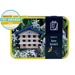 Gifts in a Tin Bee Hotel