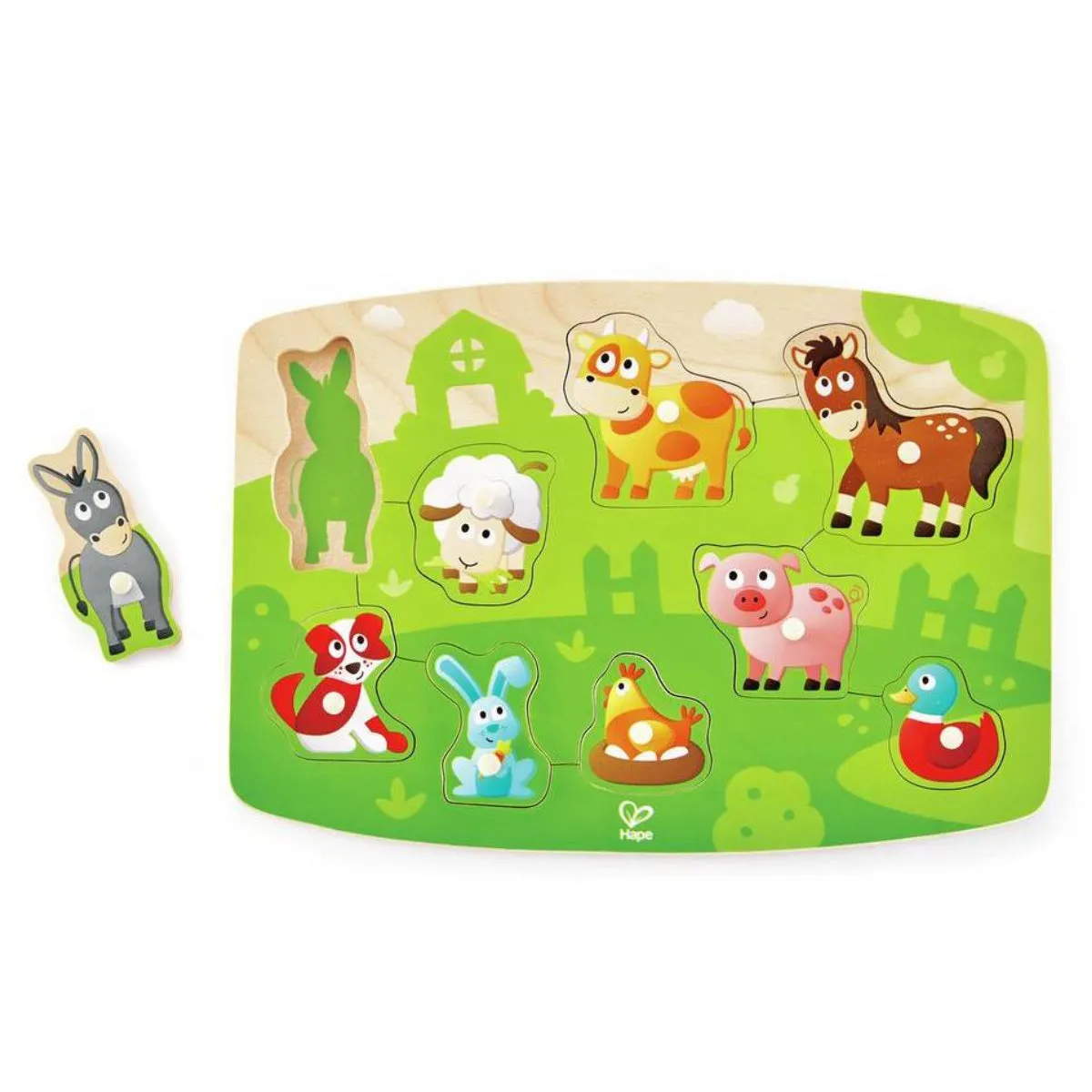 Hape Farmyard Peg Puzzle