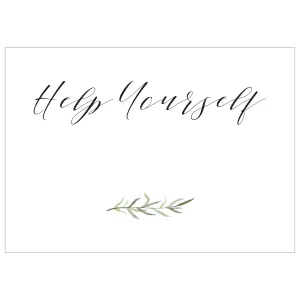 Help Yourself - Digital Download / Printable