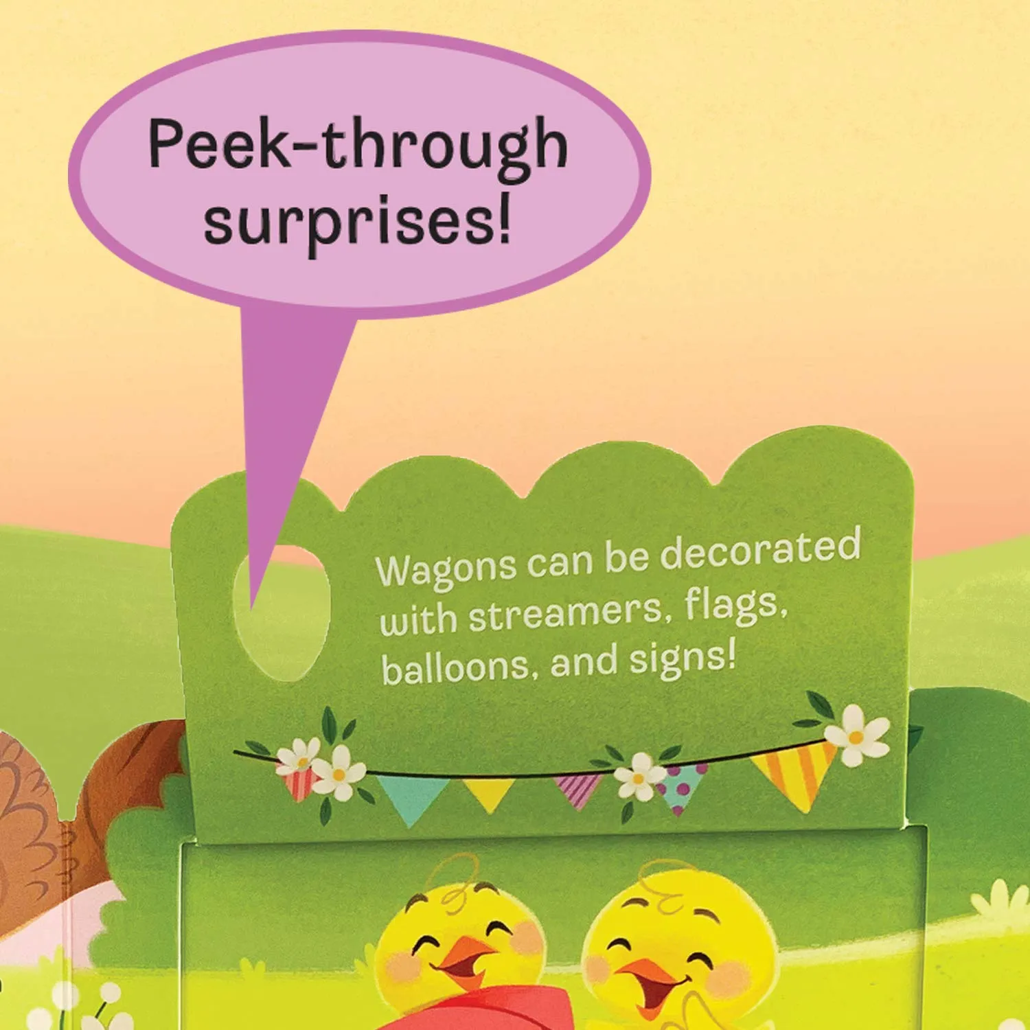 Hop Peek A Flap Board Book