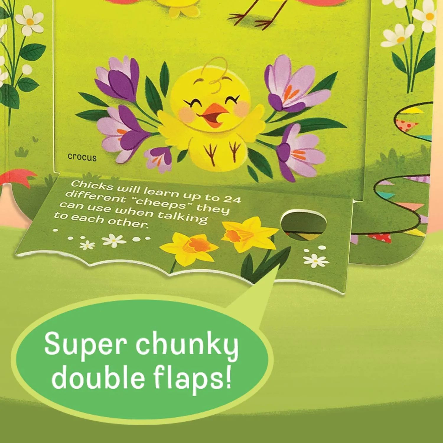 Hop Peek A Flap Board Book