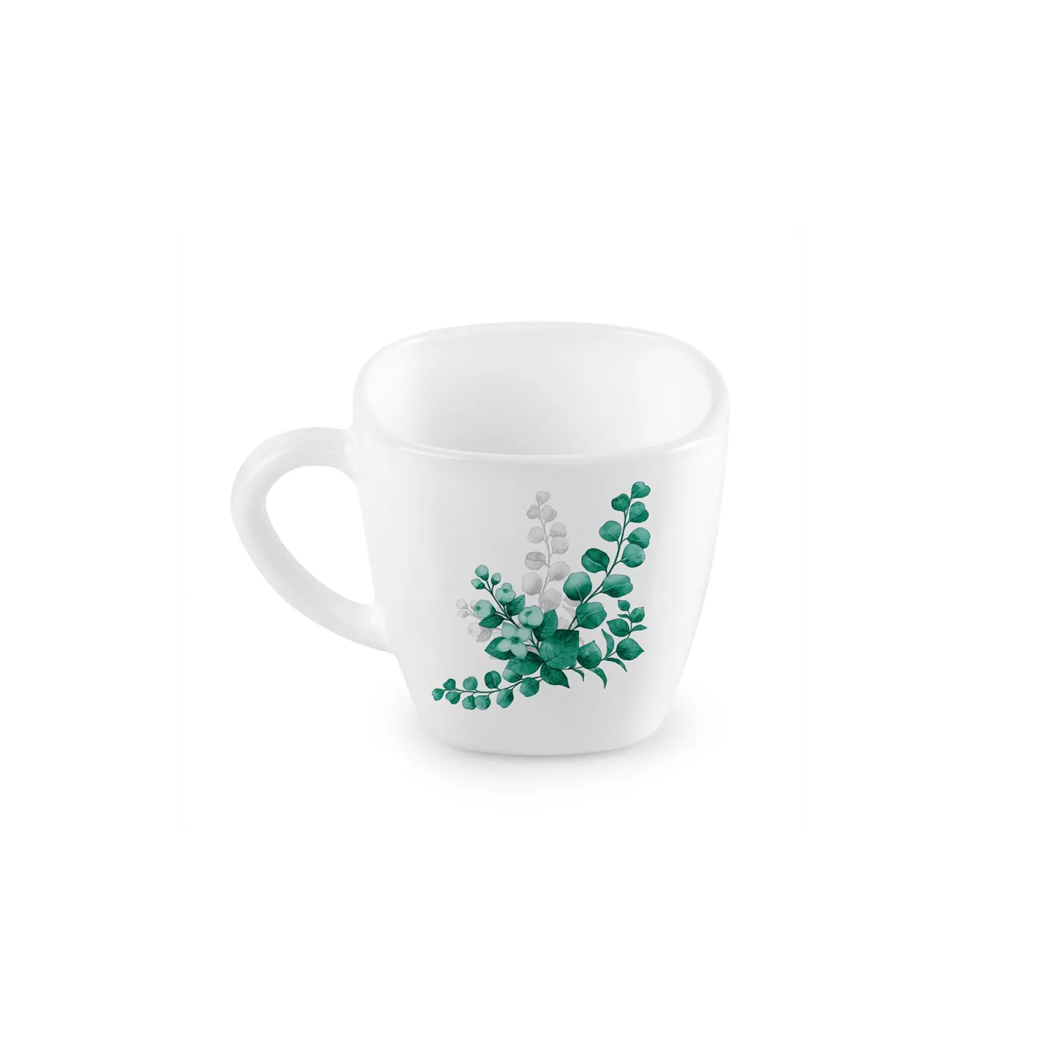 Imperial Aqua Leaves 6 Pieces Vogue Mug