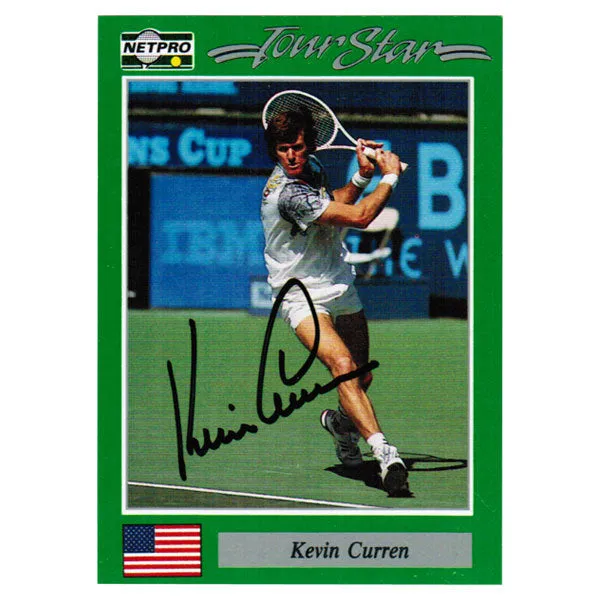 Kevin Curren Signed Men`s Card