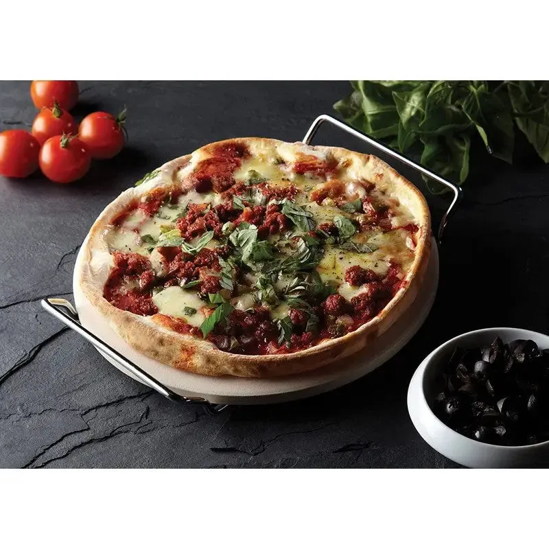 Kitchen Craft World Of Flavour Pizza Stone & Cutter