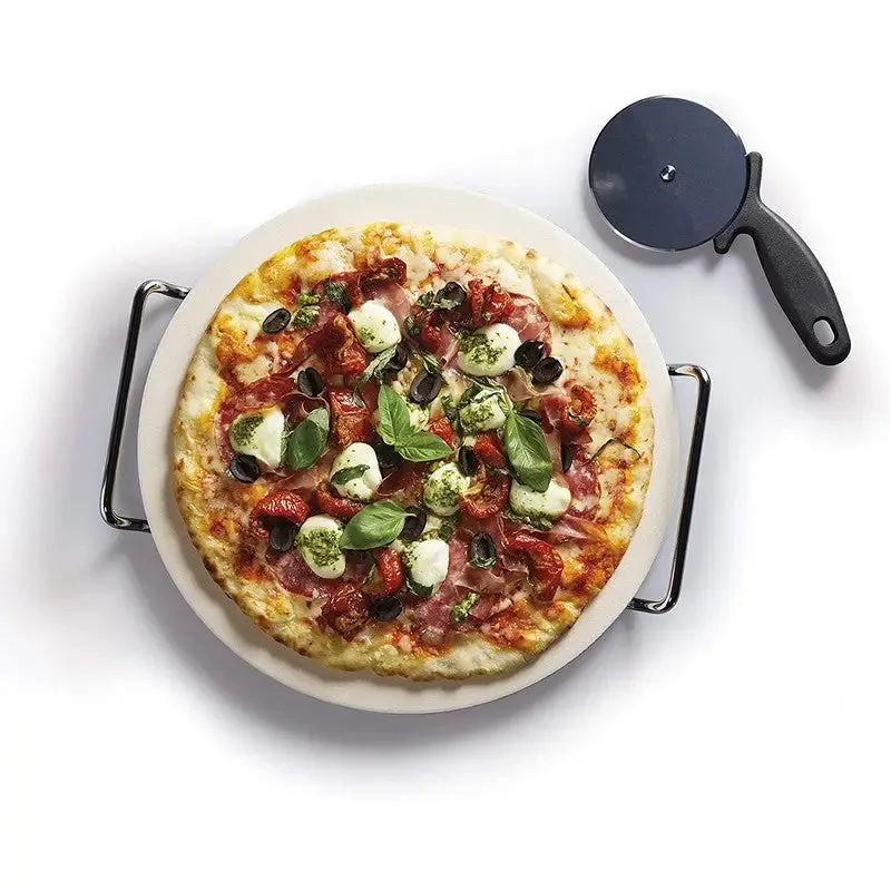 Kitchen Craft World Of Flavour Pizza Stone & Cutter