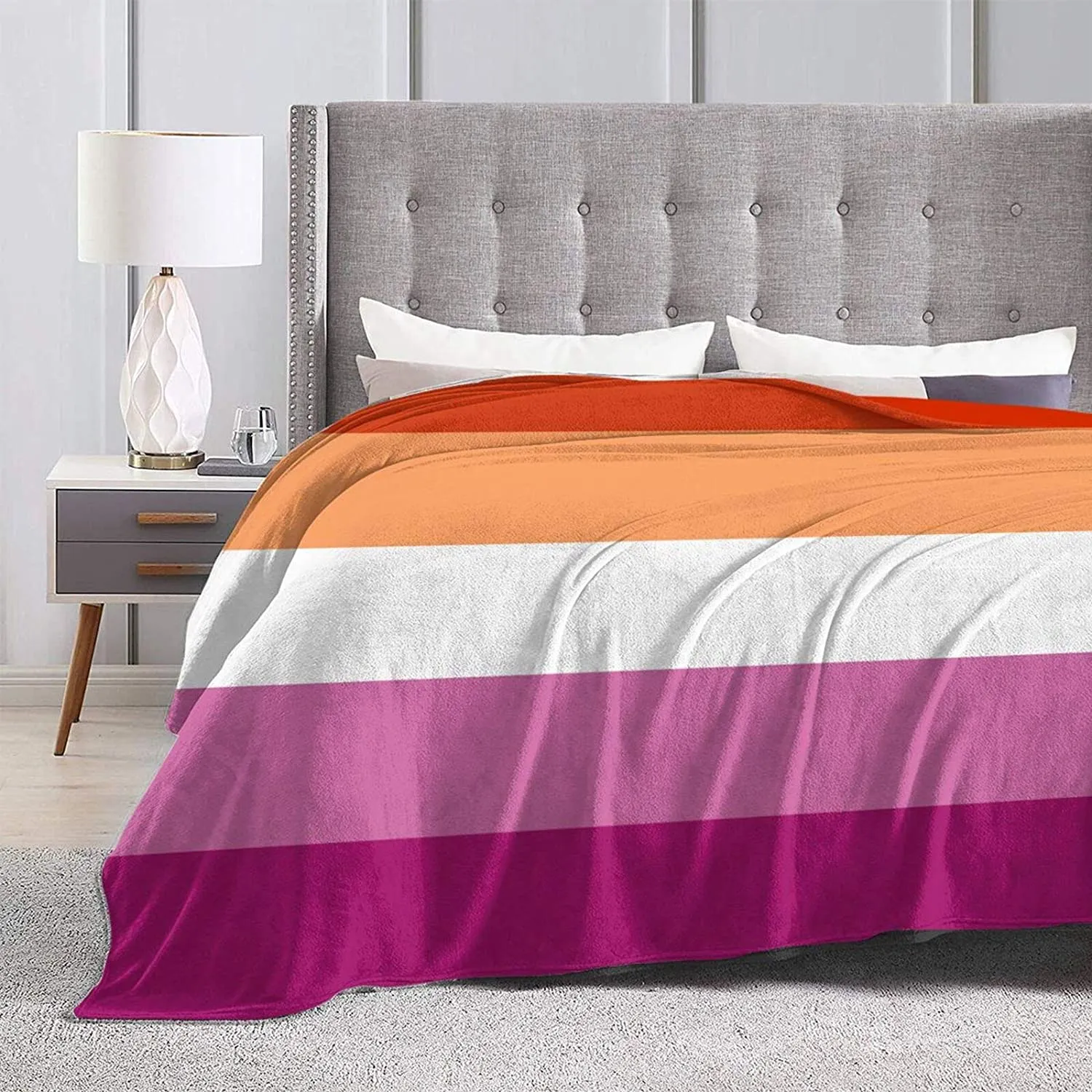 Lgbt Gay Lesbian Super Soft Fuzzy Warm Cozy Micro Fleece Blanket, Lesbian Blankets Suitable For Sofa Bed Couch 80"X60"